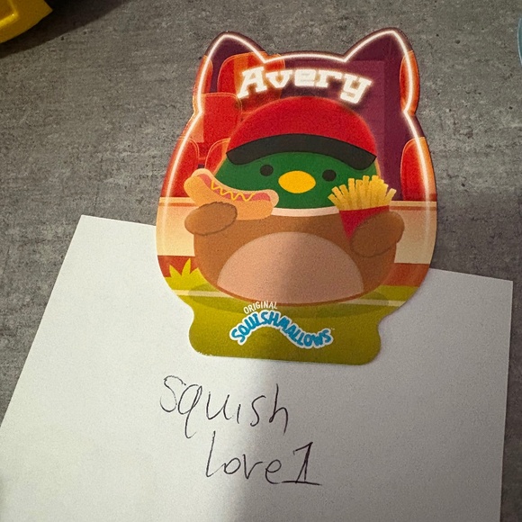Squishmallows x Panini Avery the duck shaped trading card football - Picture 1 of 2
